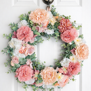 Tavaszi ajtódísz 40 cm-es - Meska.hu