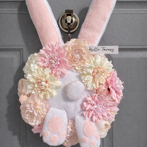 Húsvéti nyuszis ajtódísz 30 cm-es DIY box opció - Meska.hu