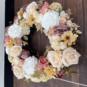 Tavaszi ajtódísz 38 cm-es Örök romantikus - otthon & életmód - dekoráció - ajtó- és ablak dekoráció - ajtódísz & kopogtató - Meska.hu