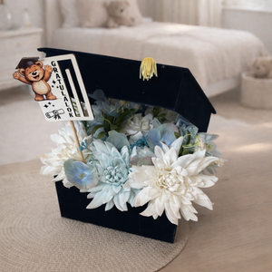 Bársony virágbox diplomaosztóra ballagásra - otthon & életmód - papír, írószer - ajándékozás kellékei - pénzátadó doboz - Meska.hu