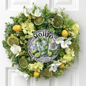 Extradús 38 cm-es ajtódísz Mojito lime - Meska.hu