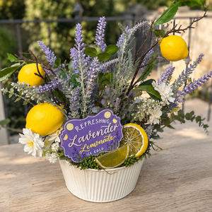 Levendulás limonádé asztaldísz - Meska.hu