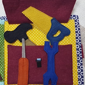 Csendeskönyv-Szerszámosláda oldal - játék & sport - textilkönyv & babakönyv - Meska.hu Csendeskönyv-Szerszámosláda oldal - játék & sport - textilkönyv & babakönyv - Meska.hu