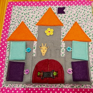 Csendeskönyv-Vár, Játék & Sport, Textilkönyv & Babakönyv, Foltberakás, Varrás, MESKA