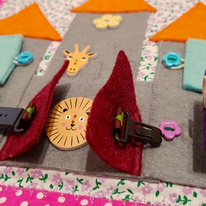 Csendeskönyv-Vár - játék & sport - textilkönyv & babakönyv - Meska.hu