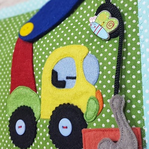 Csendeskönyv - Darus autó oldal - játék & sport - készségfejlesztő és logikai játék - oktató játékok - Meska.hu