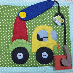 Csendeskönyv - Darus autó oldal - játék & sport - készségfejlesztő és logikai játék - oktató játékok - Meska.hu