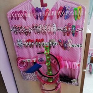 Hajcsattartó- Edina, Otthon & Életmód, Fürdőszoba, Fürdőszobai tároló, Varrás, MESKA