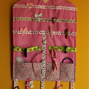 Hajcsattartó- Edina - otthon & életmód - fürdőszoba - fürdőszobai tároló - Meska.hu