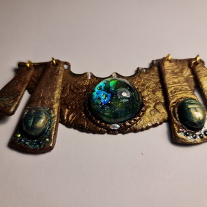 Piramis szeme nagyméretű medál - ékszer - nyaklánc - medál - Meska.hu