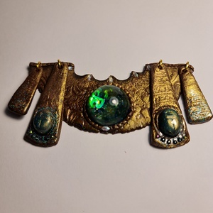 Piramis szeme nagyméretű medál - Meska.hu