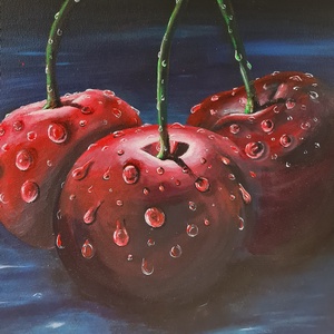 Cherry  - művészet - festmény - akvarell - Meska.hu