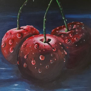 Cherry  - művészet - festmény - akvarell - Meska.hu