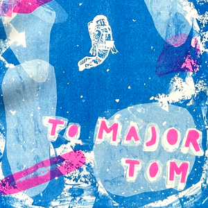 Ground Control to Major Tom - Davie Bowie risoprint A3 - művészet - grafika & illusztráció - művészi nyomat - Meska.hu