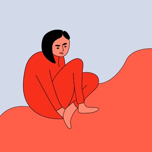 Illusztráció - lány, hold, macska - 3 db - művészet - grafika & illusztráció - művészi nyomat - Meska.hu