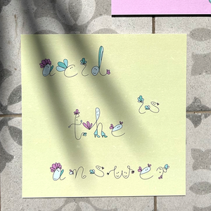 Illusztráció - Acid is the answer  - Meska.hu