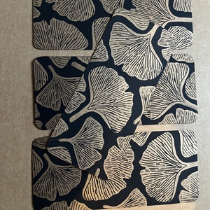 Glistening Ginkgo Könyvjelző/Linónyomat - könyv & zene - könyvjelző - Meska.hu