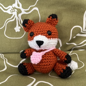 Rókalány, Táska & Tok, Kulcstartó & Táskadísz, Táskadísz, Horgolás, MESKA