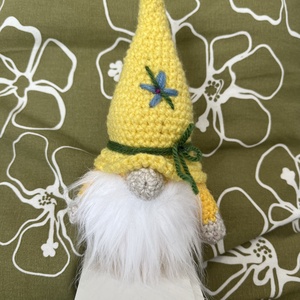 Tavasz manó/sárga - otthon & életmód - dekoráció - dísztárgy - Meska.hu