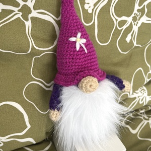 Tavasz manó/lila - otthon & életmód - dekoráció - dísztárgy - Meska.hu