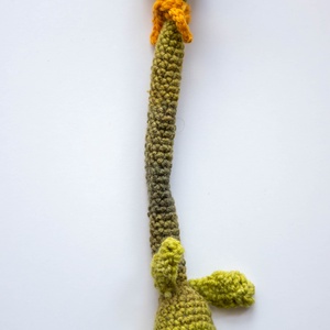 Hosszú nyakú kacsa sárga sállal, Játék & Sport, Plüssállat & Játékfigura, Más figura, Horgolás, MESKA