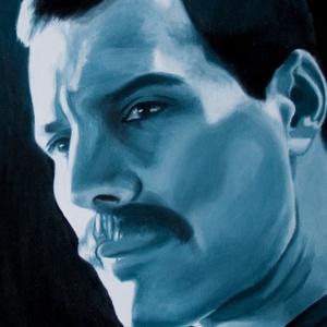 Freddie Mercury - eredeti olaj festmény -  - Meska.hu