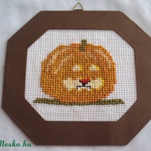 Halloween kép, Otthon & Életmód, Dekoráció, Halloween, Halloweeni dekoráció, Hímzés, MESKA