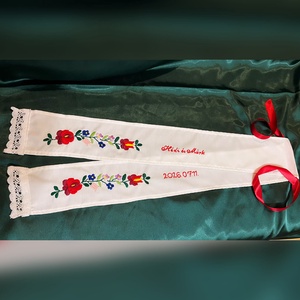  Vőfélyszalag rendelhető, Esküvő, Kiegészítők, Öv & Pánt, Hímzés, MESKA