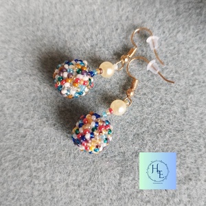 Funny ball fülbevaló - ékszer - fülbevaló - fülékszer - Meska.hu