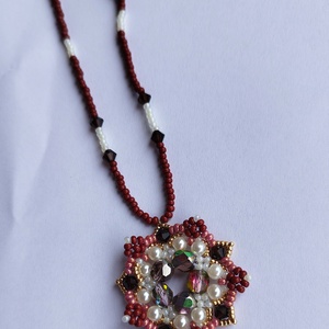 Bernadett nyaklánc - ékszer - nyaklánc - gyöngyös nyaklánc - Meska.hu