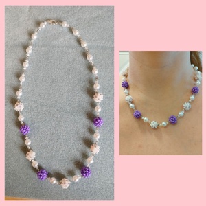 Berry nyaklánc, Ékszer, Nyaklánc, Gyöngyös nyaklánc, Gyöngyfűzés, gyöngyhímzés, MESKA