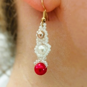 Trojka fülbevaló - ékszer - fülbevaló - lógó fülbevaló - Meska.hu