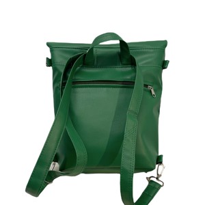 SuziartBag Zöld masnis kisméretű 2in1 hátizsák - táska & tok - kézitáska & válltáska - válltáska - Meska.hu