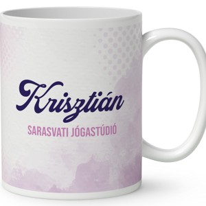 Névvel kérhető - Jóga manó nyújtás mintás bögre - otthon & életmód - konyhafelszerelés, tálalás - tálalás - bögre & csésze - Meska.hu