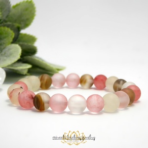 Eperkvarc ásvány karkötő Akció - ékszer - karkötő - Meska.hu