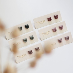 Mályva elegáns gomb fülbevaló, gomb fülbevaló - ékszer - fülbevaló - pötty fülbevaló - Meska.hu