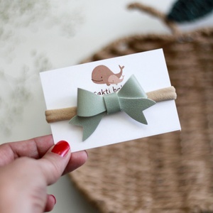 Menta elasztikus pánt babáknak, Ruha & Divat, Hajdísz & Hajcsat, Hajráf & Hajpánt, , MESKA