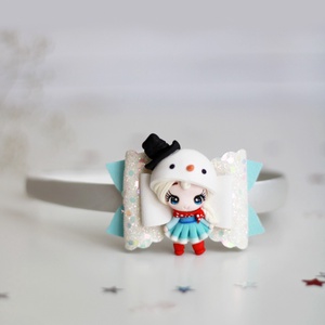 Jégvarázs hajráf, hajpánt, gyerek hajdísz, hajbavaló, Ruha & Divat, Hajdísz & Hajcsat, Hajráf & Hajpánt, Varrás, MESKA