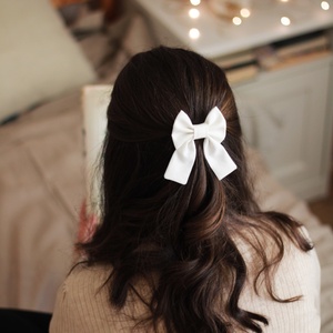 Natúr kollekciós ekrü hajgumi, hajdísz, hajbavaló - Meska.hu