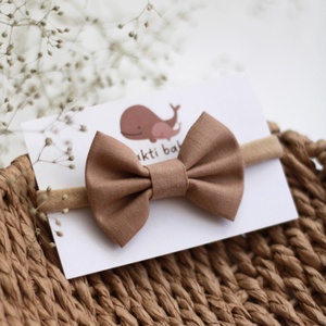 Barna midi masnis elasztikus fejpánt , baba fejpánt, hajpánt, Ruha & Divat, Hajdísz & Hajcsat, Hajráf & Hajpánt, Varrás, MESKA