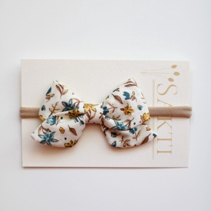 Apró virágos elasztikus fejpánt , baba fejpánt, hajpánt - ruha & divat - hajdísz & hajcsat - hajráf & hajpánt - Meska.hu