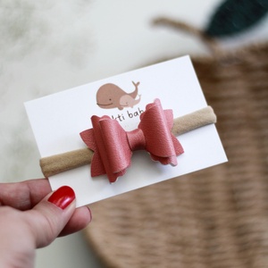 Dark rose vegán bőr  elasztikus fejpánt , baba fejpánt, hajpánt, Ruha & Divat, Hajdísz & Hajcsat, Hajráf & Hajpánt, Varrás, MESKA