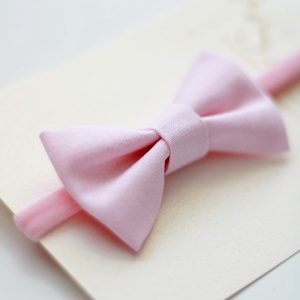 Rózsaszín sima masnis elasztikus fejpánt , baba fejpánt, hajpánt - ruha & divat - hajdísz & hajcsat - hajráf & hajpánt - Meska.hu