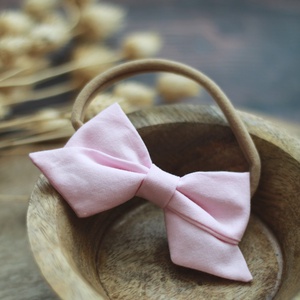 Rózsaszín elasztikus fejpánt , baba fejpánt, hajpánt, Ruha & Divat, Hajdísz & Hajcsat, Hajráf & Hajpánt, Varrás, MESKA