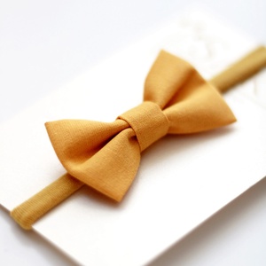 Okker sima masnis elasztikus fejpánt , baba fejpánt, hajpánt - ruha & divat - hajdísz & hajcsat - hajráf & hajpánt - Meska.hu