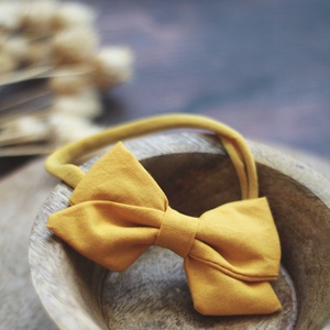 Okker  elasztikus fejpánt , baba fejpánt, hajpánt, Ruha & Divat, Hajdísz & Hajcsat, Hajráf & Hajpánt, Varrás, MESKA