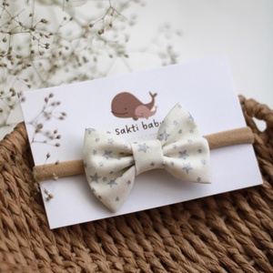 Karácsonyi csillagos elasztikus fejpánt , baba fejpánt, hajpánt, Ruha & Divat, Hajdísz & Hajcsat, Hajráf & Hajpánt, Varrás, MESKA