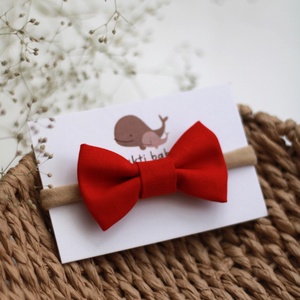 Piros sima masnis elasztikus fejpánt , baba fejpánt, hajpánt, Ruha & Divat, Hajdísz & Hajcsat, Hajráf & Hajpánt, Varrás, MESKA