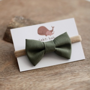 Khaki sima masnis elasztikus fejpánt , baba fejpánt, hajpánt, Ruha & Divat, Hajdísz & Hajcsat, Hajráf & Hajpánt, Varrás, MESKA