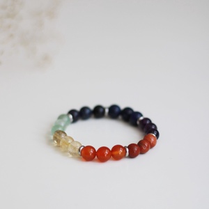 7 csakra karkötő, ásvány karkötő, karkötő - Meska.hu